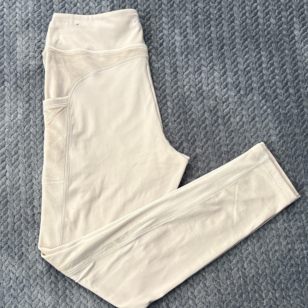 PINK Victoria's Secret Cream Leggings